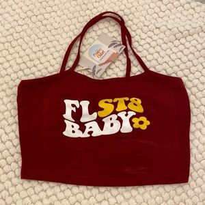 Florida State University game day crop top